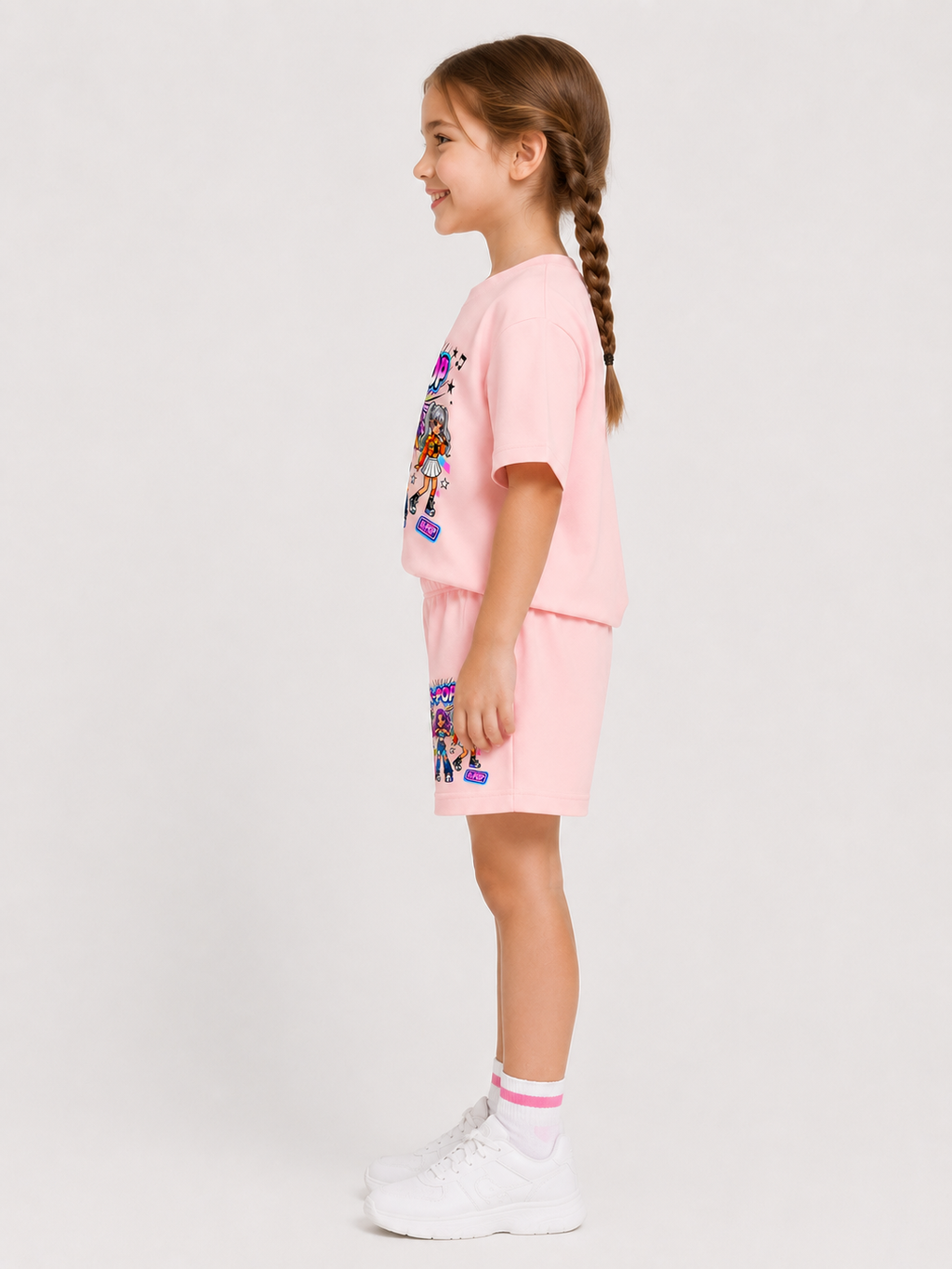 Ensemble Short & T-shirt K-POP Enfant